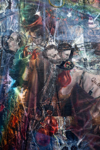 Nachmittag · 600 × 330 cm - Painting by Michael Kunze